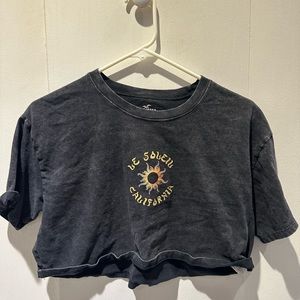 Hollister cotton crop top